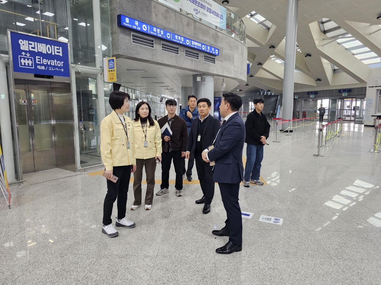부산청장, 서귀포항 강정크루즈터미널 부두 현장점검