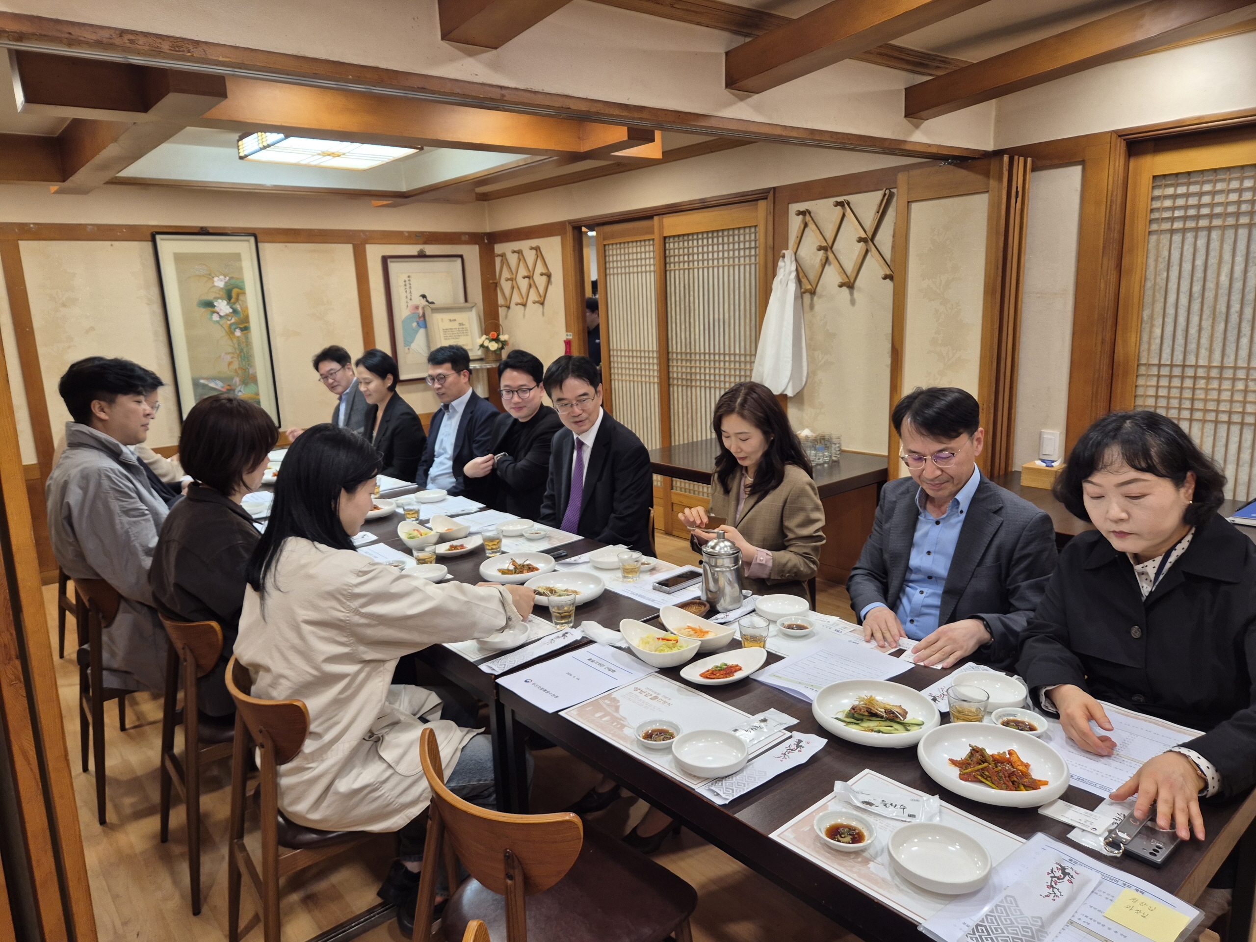 부산청 출입기자단 간담회
