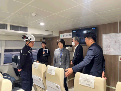 부산지방해양수산청, 겨울철 취약시기 부산항 국제연안 여객선 현장점검 실시